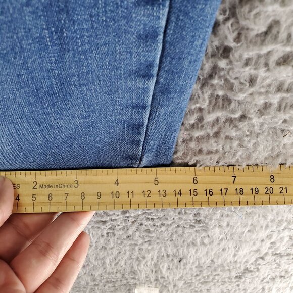 Universal Thread Jeans Womens 8/29 Short Blue High Rise Skinny Stretch - Picture 8 of 10
